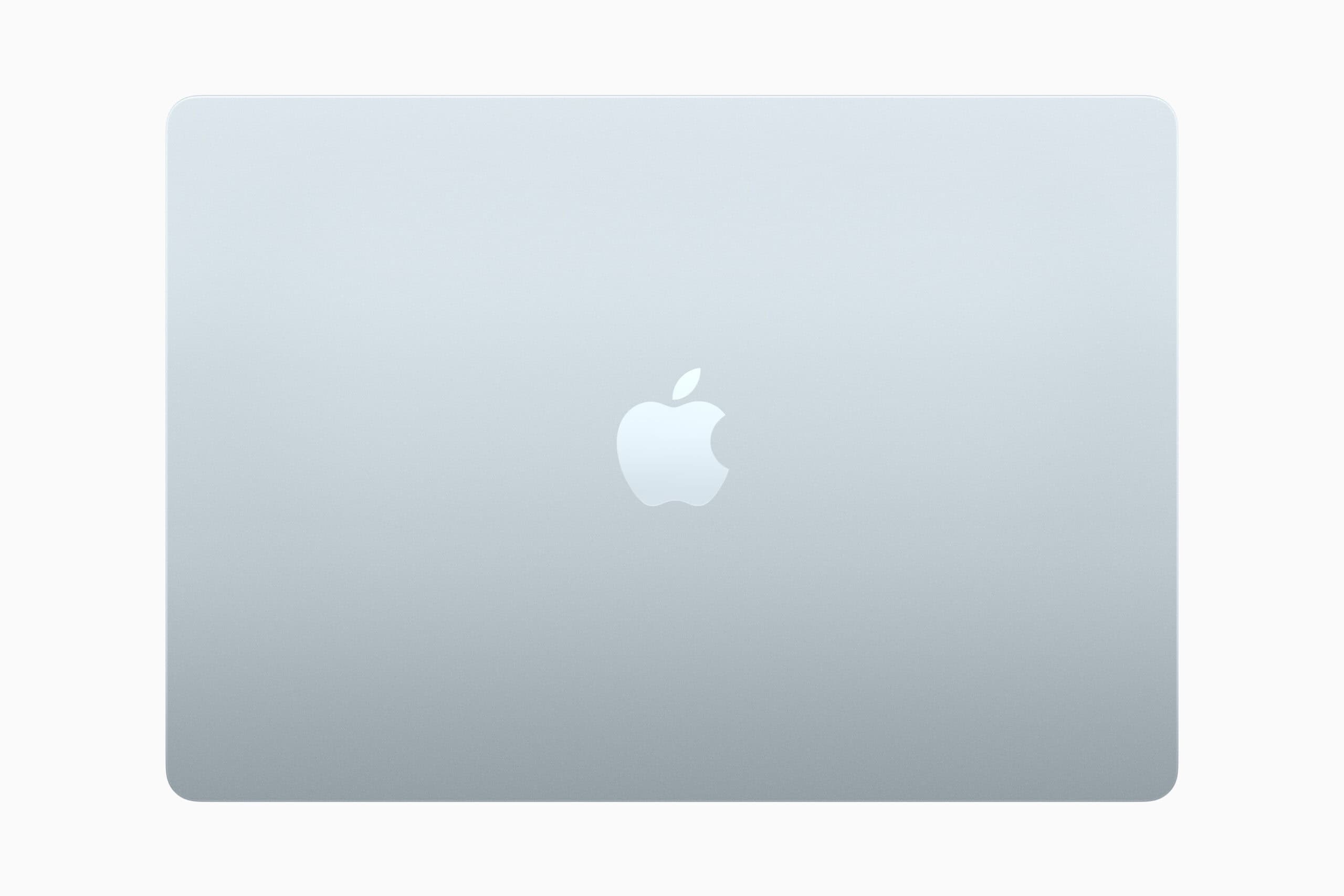 애플 로고가 있는 실버 맥북 노트북
