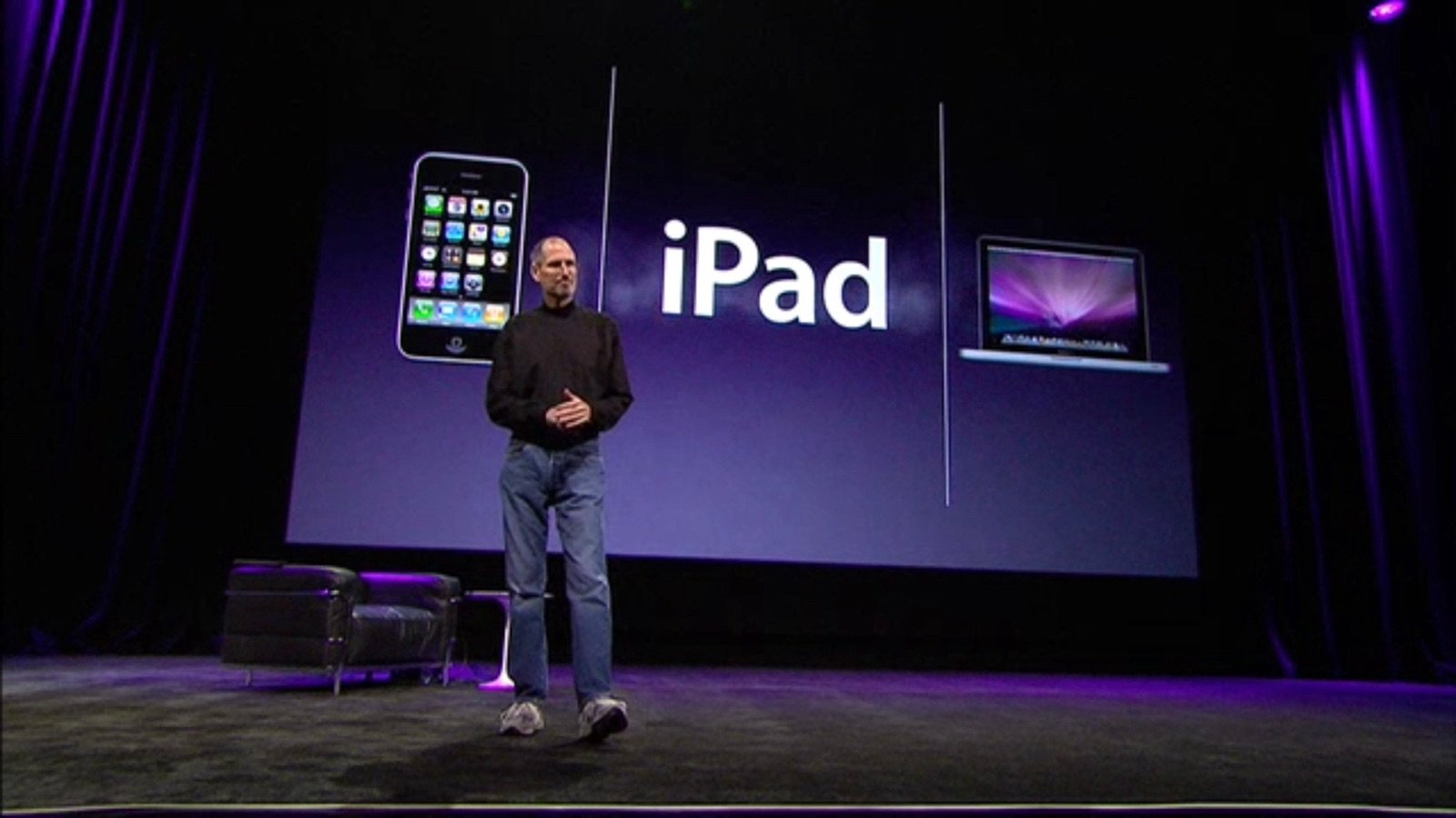 아이패드 발표 프레젠테이션 장면
