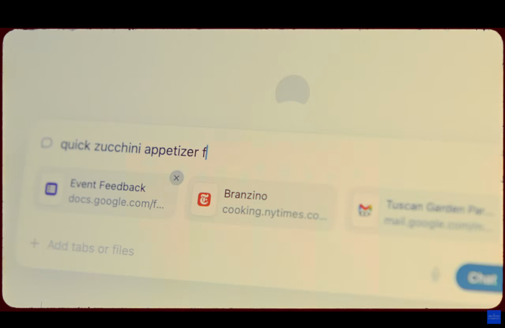 웹 브라우저 새 탭 페이지 검색창과 북마크