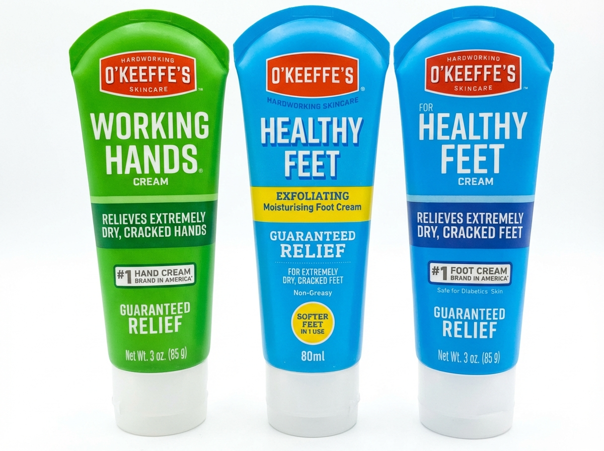 오키프 핸드크림과 풋크림 3종 세트